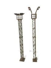 50FT YARD LAMP LIGHTING TOWER LASER CUT FOR OO GAUGE 1:76 MODEL RAILWAY-LX450-OO