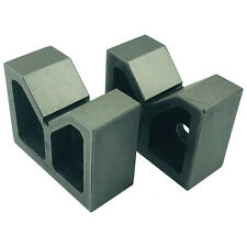 Pair Of Cast Iron Vee Blocks 3