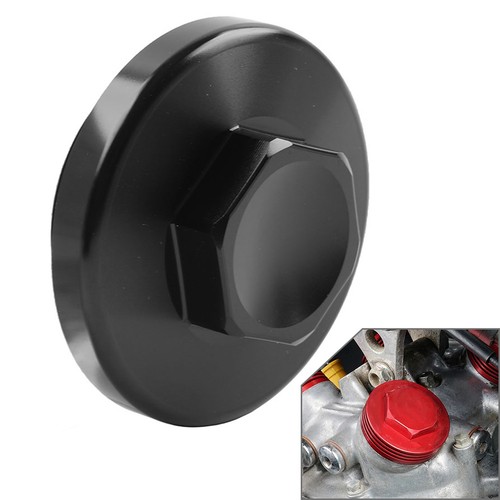 Black oil cap - black,
