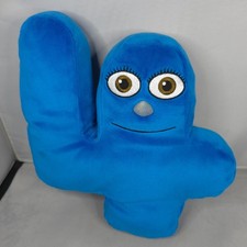 2008 Gosh! Numberjacks - Number 4 - Medium Plush Soft Toy 10" Four Beanie Rare