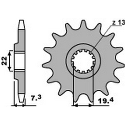 Pbr chain sprocket 520 - pbr,