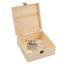 Plain Wooden Craft Box Storage