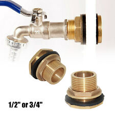 Water Butt Water Tank Tap Buckets Connector Brass Bib Tap Click-lock Fitting UK