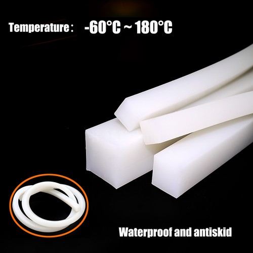 Solid square silicone rubber - square,
