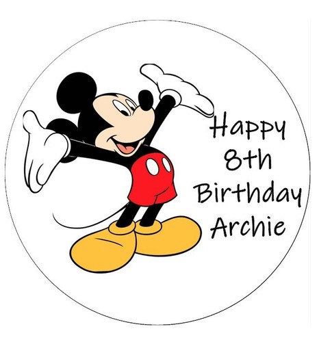 Mickey mouse personalised - mickey,