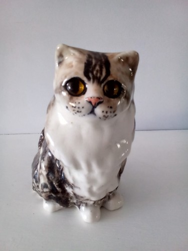 Jenny winstanley ceramic cat - ceramic,