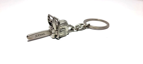 Stihl metal chainsaw keyring - stihl,