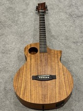 LINDO NEPTUNE SE V2 WALNUT & MAHOGANY ELECTRO ACOUSTIC GUITAR PERFECT CONDITION