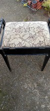 Vintage Piano Stool With Storage Under Lid.
