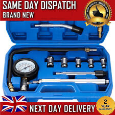 Diesel Petrol Engine Cylinder Pressure Tester Car Compression Test Gauge Kit Set