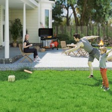 Molkky Game, Wooden Skittles