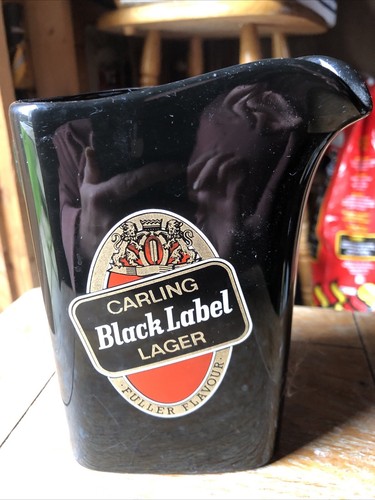 Carling black label water - label, jug