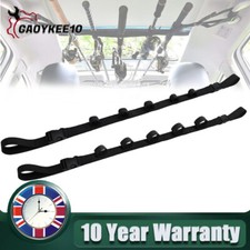 Van Fishing Rod Rack Holder Straps Car Roof Fishing Pole Storage Carrier Belt