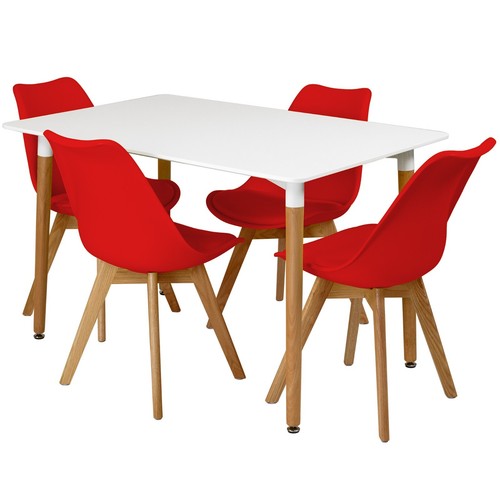 Rectangular dining table set - table,
