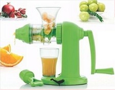 Manual Juicer Squeeze Extractor Fruit Orange Grass Veg Wheatgrass