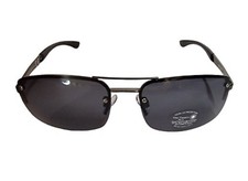 Foster Grant Men's Gun And Black Renee Polarised Sunglasses [E64]