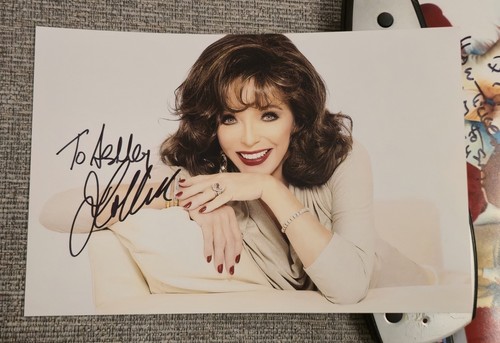 Joan collins signed - joan,