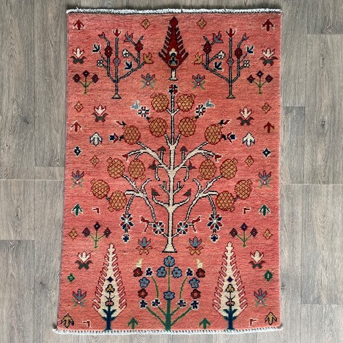 Red afghan gabbeh rug 121x84cm - afghan,