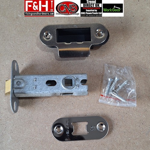 75mm tubular mortice latch - 75mm,