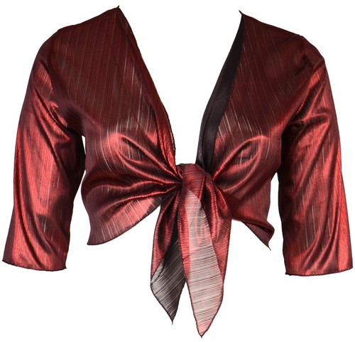 Womens bolero shrug top shiny - womens,