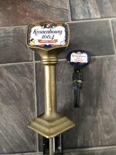 Vintage brass kronenbourg 1664 - vintage,