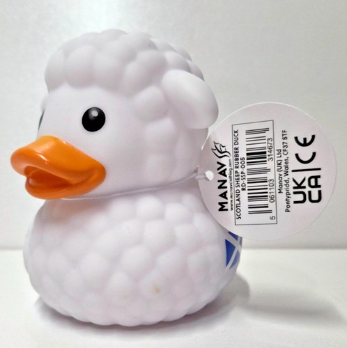 Scottish sheep rubber duck - scottish,