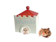 TRIXIE MY PRINCE SYRIAN DWARF HAMSTER RED & CREAM CASTLE CAGE HOUSE HIDE 9661335