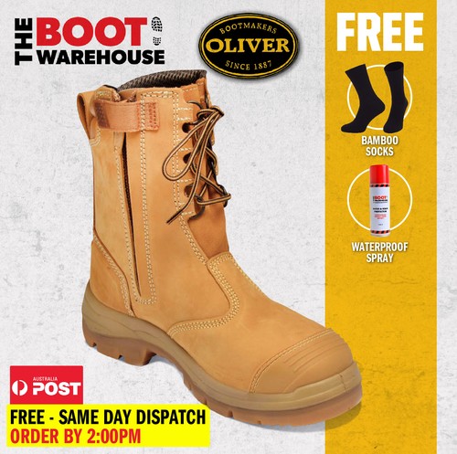 Oliver work boots 55385 steel - oliver,