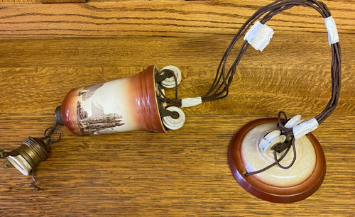 Antique dutch light fitting - antique,