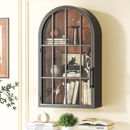 Handmade arched wall cabinet - handmade,