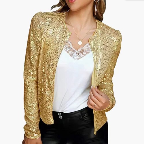 Women sparkly sequins long - sparkly,