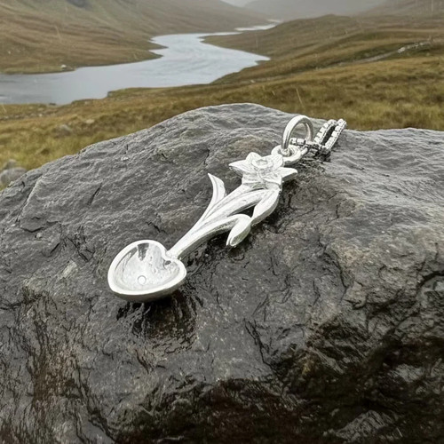 Love spoon necklace welsh - love,