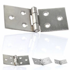 Pair (2pc) Backflap Hinges Heavy Duty Strap Galvanized Tee Door Gate Box Shed