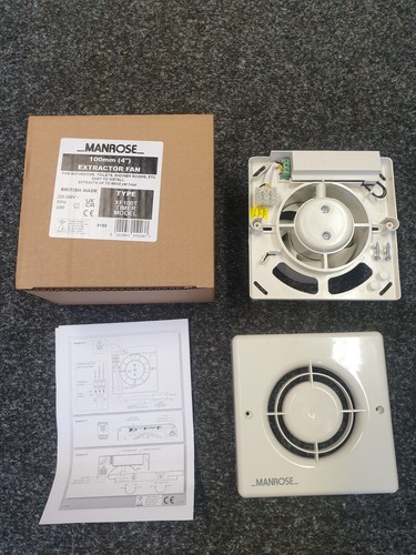 Manrose extractor fan - , 100mm
