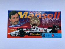 1994 Isle of Man Two 2 Pound PPG Indycar World Championship Nigel Mansell BU