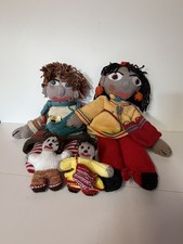2 Rosie & Jim Plush Dolls 5”