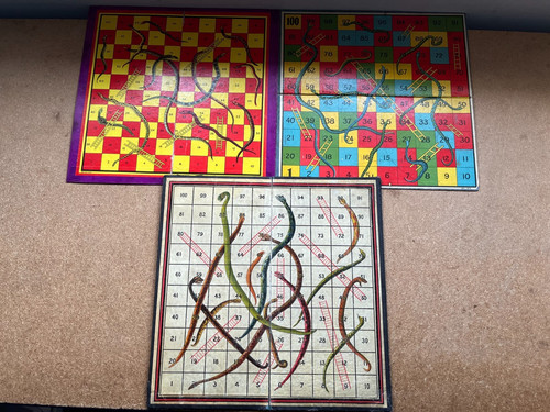 Vintage snakes ladders - 3, &
