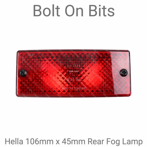 Hella rear fog lamp - fog, lamp/light
