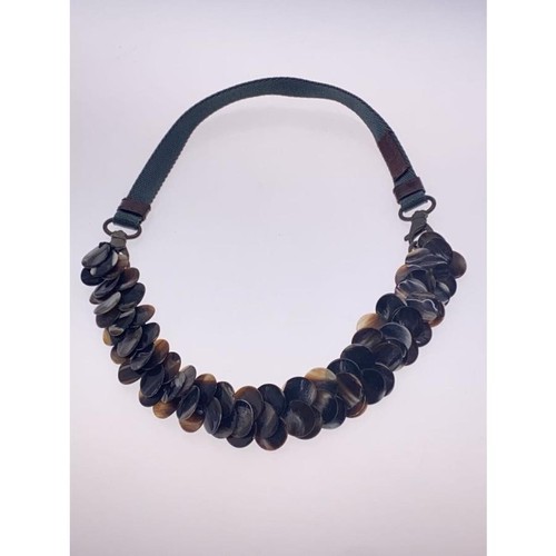 Marni pendant necklace brown - marni,
