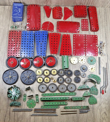 Job lot vintage meccano - lot,
