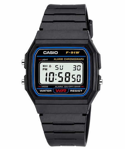 Casio 91w digital watch - casio, f-91w