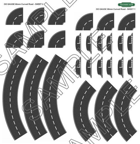 Curved road layout oo - curved,