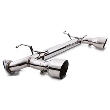 STAINLESS EXHAUST BACK BOX RESONATOR DELETE FOR TOYOTA GT86 SUBARU BRZ FA20 12+