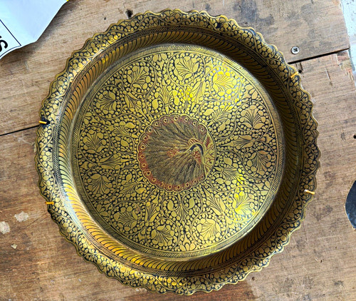 Engraved decorative brass - engraved,