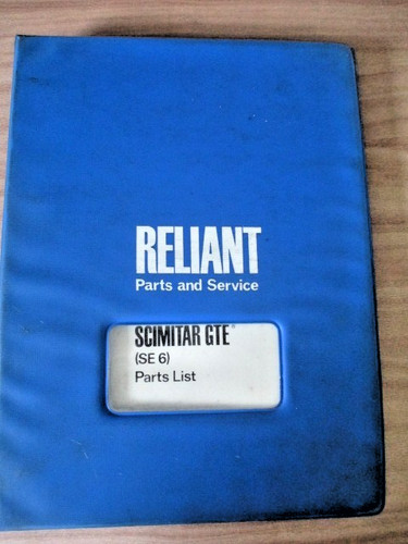 Reliant scimitar gte - reliant, 6)