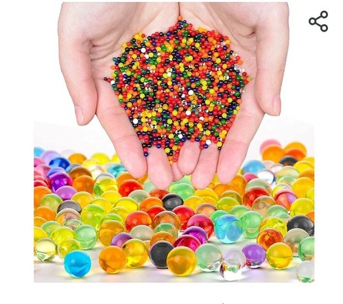 5000 pcs water beads aqua - +pcs,