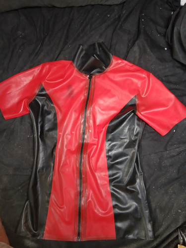 Rubber latex crew - latex, t-shirt