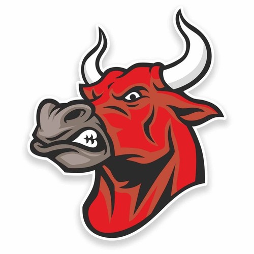 Angry red spanish bull - x,