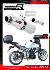 HYOSUNG GD 250 EXIV Exhaust ROUND Dominator Racing silencer muffler