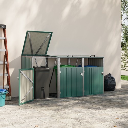 Triple wheelie bin storage - bin,